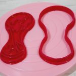 Cortante plástico para cookie o galletita con sello Copa del Mundo