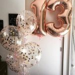 Globo metalizado número 0 rosa gold 80 cm