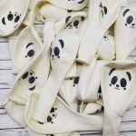 Globos de látex estampados  cara de Oso Panda x 10 u
