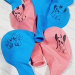 Globos de látex Stich y Angela la novia x 10 u