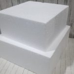 Torta falsa de telgopol 20 x 20 x 10 cm