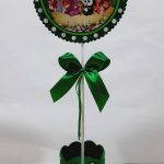 Centro de mesa infantil  animalitos de la selva.