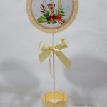 Centro de mesa infantil Primera Comunión Cáliz con cruz