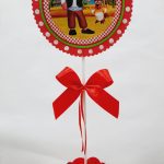 Centro de mesa infantil La granja de Zenon.