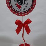 Centro de mesa infantil River Plate
