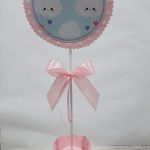 Centro de mesa infantil Arco iris y nubes