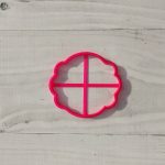 Cortante plástico para cookie o galletita marco 10