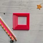 Cortante plástico para cookie o galletita set de 5 cuadrados diferentes medidas