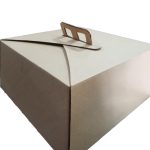 Caja maletín para torta 33 x 33 x 15 cm x 10 unidades