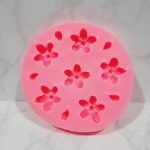 Molde de silicona para modelar flor de durazno