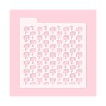 Stencil temática  Barbie fondo 1