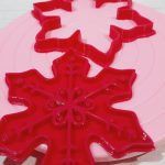 Cortante plástico para cookie o galletita copo de nieve