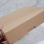Caja de cartón craft para 6 empanadas x 10 unidades