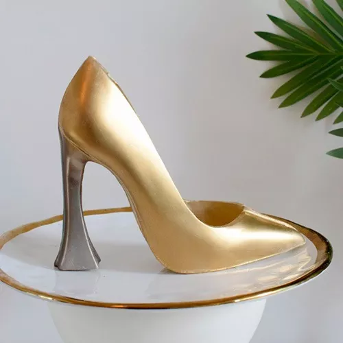 zapato de chocolate dorado Parpen