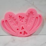 Molde de silicona rosa navidad hojas de muérdago diferentes modelos y medidas