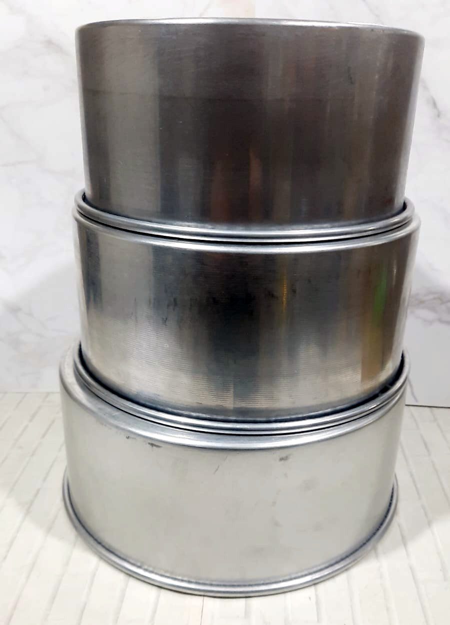 Molde de aluminio bizcochuelo de aluminio de 20 cm de diámetro y 6 cm de  alto - Cotillón Martín