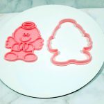 Cortante de cookie con sello Angelito m2