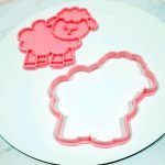 Cortante con sello para cookie Oveja