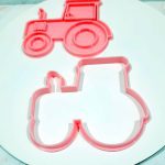 Cortante con sello para cookie Tractor