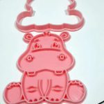 Cortante con sello para cookie Hipopótamo