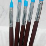 Set de 5 pinceles de silicona para uso en repostería o manualidades.
