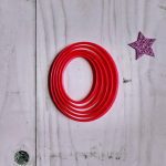 Cortante plástico para cookie o galletita set de 5 óvalos