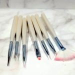 Set de 7 pinceles y brochas modelos variados