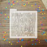 Stencil temática  madera 2 corteza de árbol