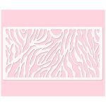 Stencil grande para decorar tortas ANIMAL PRINT CEBRA