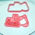 Cortante con sello para cookie Excavadora