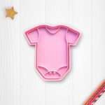 Cortante con sello para cookie ropita de bebé Body M 1