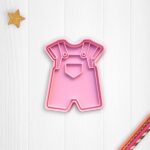 Cortante con sello para cookie ropita de bebé Body M 2