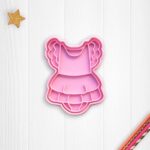Cortante con sello para cookie ropita de bebé Body M 8