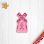 Cortante con sello para cookie Molino de granja