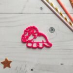 Cortante plastico dinosaurio Triceratops