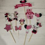 Adorno de torta Toppers personajes infantiles Minnie