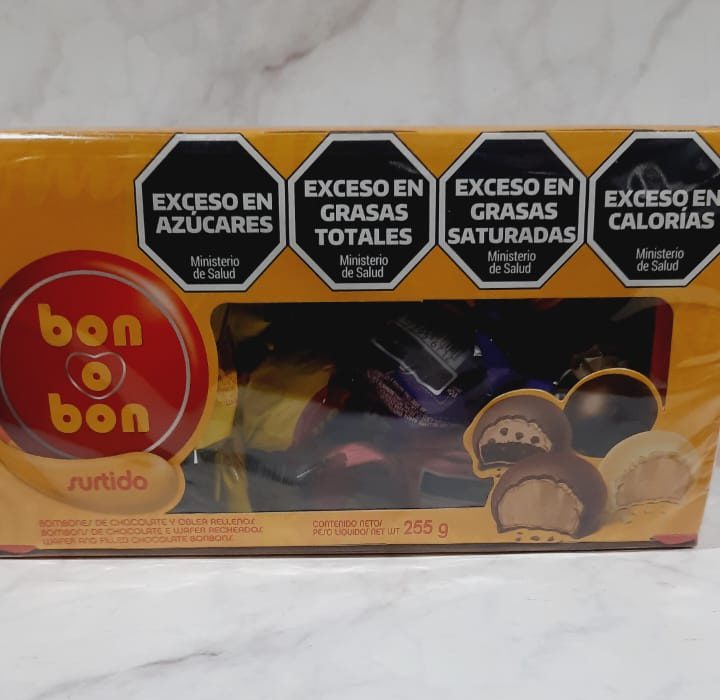 caja arcor bombones Bonobon