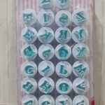 Cortante abecedario letras mayúsculas con expulsor