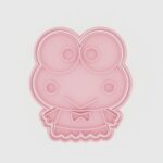Cortante plástico con sello para cookie o galletita Keroppi