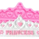 Molde de silicona para modelar corona tiara PRINCESA