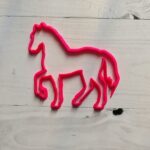 Cortante  de cookie contorno de caballo M 6