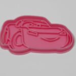 Cortante plástico con sello para cookie o galletita Rayo Mac Queen Cars