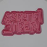 Cortante plástico con sello para cookie o galletita Intensamente Logo