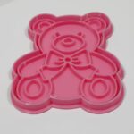 Cortante plástico con sello para cookie o galletita Osito bebé
