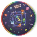 Platos de cartón x 8 u Intensamente