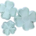 Set de 3 cortantes con expulsor trébol de 4 hojas