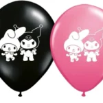 Globos de latex estampado Kuromi x 10 unidades