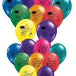 Globos de latex estampado Intensamente x 10 unidades
