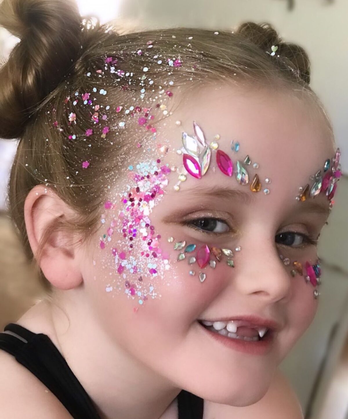 maquillaje infantil strass scaled