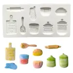 Molde de silicona para modelar elementos de cocina
